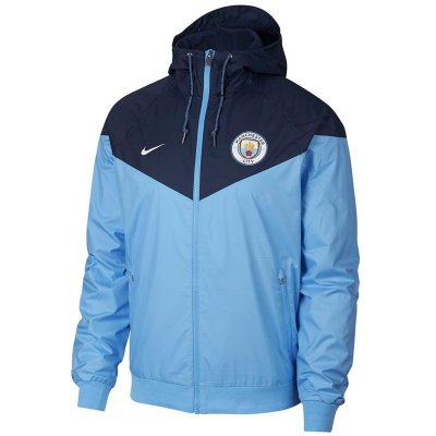 Manchester City 2018/19 Blue Woven Windrunner Jacket