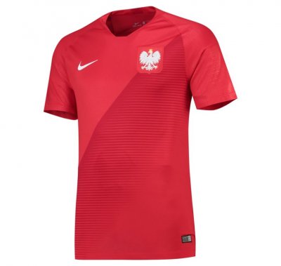 Poland 2018 World Cup Away Shirt Soccer Jersey Red