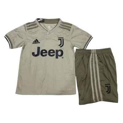 Juventus 2018/19 Away Kids Soccer Jersey Kit Children Shirt + Shorts