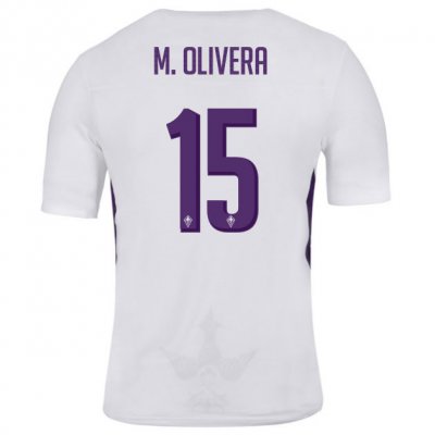 Fiorentina 2018/19 OLIVERA 15 Away Shirt Soccer Jersey
