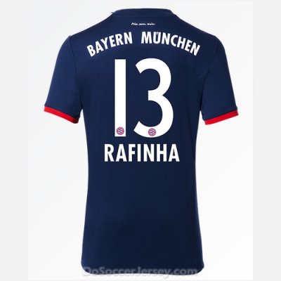 Bayern Munich 2017/18 Away Rafinha #13 Shirt Soccer Jersey