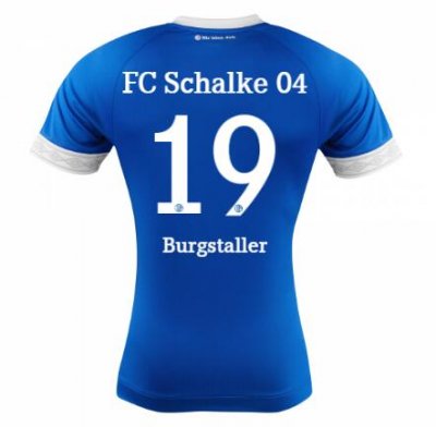 FC Schalke 04 2018/19 Guido Burgstaller 19 Home Shirt Soccer Jersey