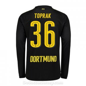 Borussia Dortmund 2017/18 Away Toprak #36 Long Sleeve Soccer Shirt