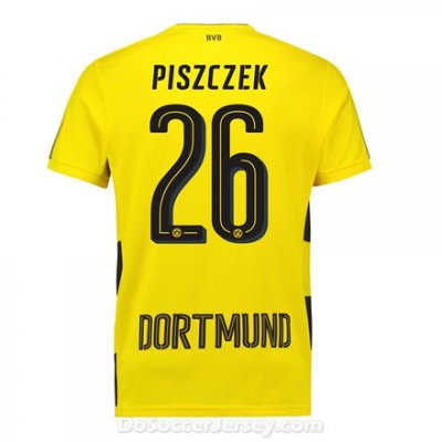 Borussia Dortmund 2017/18 Home Piszczek #26 Shirt Soccer Jersey