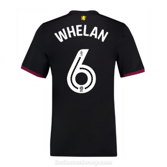 Aston Villa 2017/18 Away Whelan #6 Shirt Soccer Jersey - Click Image to Close