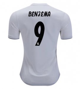 Karim Benzema Real Madrid 2018/19 Home Shirt Soccer Jersey