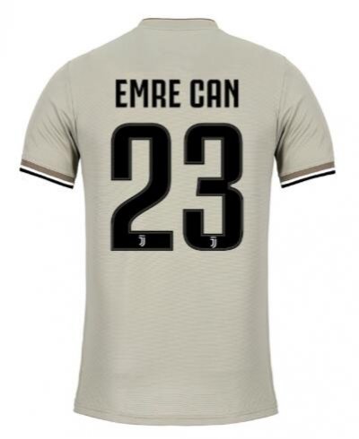 Juventus 2018-19 Away EMRE CAN Shirt Soccer Jersey