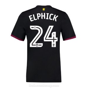 Aston Villa 2017/18 Away Elphick #24 Shirt Soccer Jersey