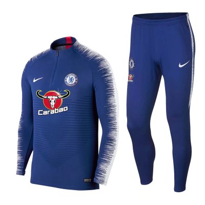 Chelsea 2018/19 Blue Stripe Training Suit