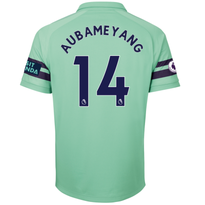 Arsenal 2018/19 Pierre-Emerick Aubameyang 14 Third Shirt Soccer Jersey