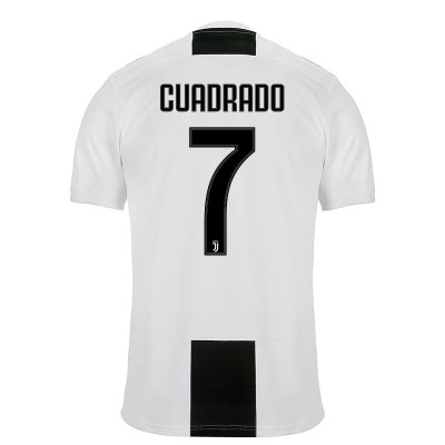 Juventus 2018-19 Home CUADRADO 7 Shirt Soccer Jersey