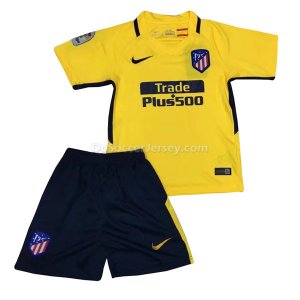 Atletico Madrid 2017/18 Away Kids Soccer Kit Children Shirt And Shorts