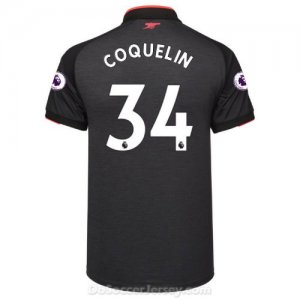 Arsenal 2017/18 Third COQUELIN #34 Shirt Soccer Jersey