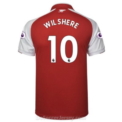 Arsenal 2017/18 Home WILSHERE #10 Shirt Soccer Jersey