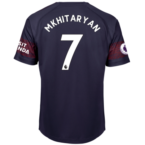 Arsenal 2018/19 Henrikh Mkhitaryan 7 Away Shirt Soccer Jersey
