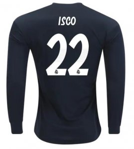 Isco Real Madrid 2018/19 Away Long Sleeve Shirt Soccer Jersey