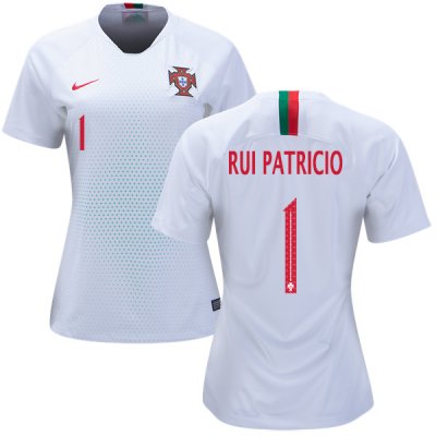 Portugal 2018 World Cup RUI PATRICIO 1 Away Women's Shirt Soccer Jersey