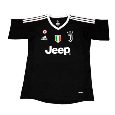 Juventus 2017/18 Black Goalkeeper Shirt Soccer Jersey