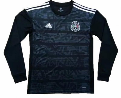 Mexico 2019 Home Gold Cup Long Sleeved Shirt Soccer Jersey
