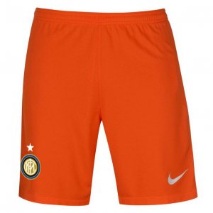 Inter Milan 2017/18 Orange Goalkeeper Soccer Shorts