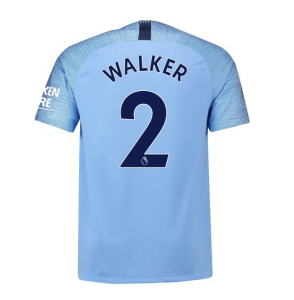 Manchester City 2018/19 Walker 2 Home Shirt Soccer Jersey