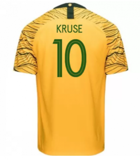 Australia 2018 FIFA World Cup Home Robbie Kruse Shirt Soccer Jersey - Click Image to Close
