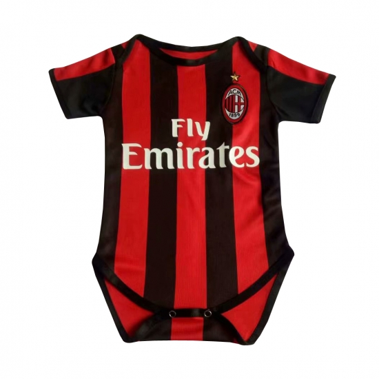 AC Milan 2018/19 Home Infant Shirt Soccer Jersey Suit - Click Image to Close