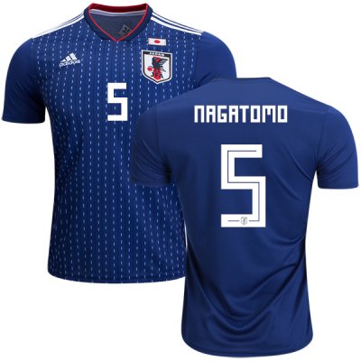 Japan 2018 World Cup YUTO NAGATOMO 5 Home Shirt Soccer Jersey
