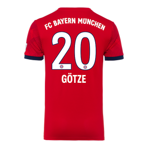 Bayern Munich 2018/19 Home 20 F. Götze Shirt Soccer Jersey