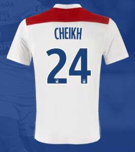 Olympique Lyonnais 2018/19 CHEIKH 24 Home Shirt Soccer Jersey