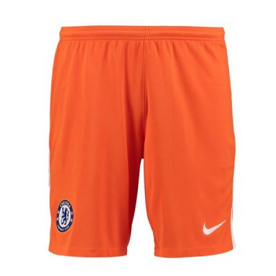Chelsea 2017/18 Orange Goalkeeper Shorts