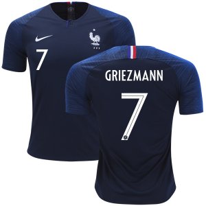 France 2018 World Cup ANTOINE GRIEZMANN 7 Home Shirt Soccer Jersey