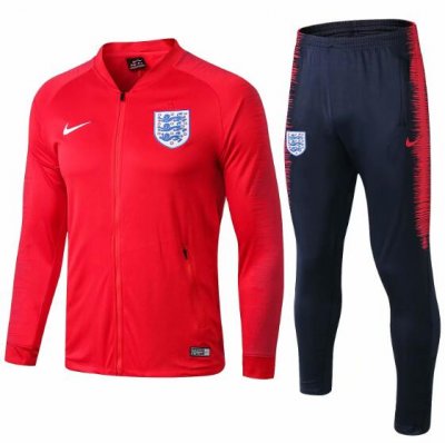 England 2018/19 Red Stripe Training Suit (Jacket+Trouser)