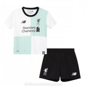 Liverpool 2017/18 Away Kids Soccer Kit Children Shirt And Shorts