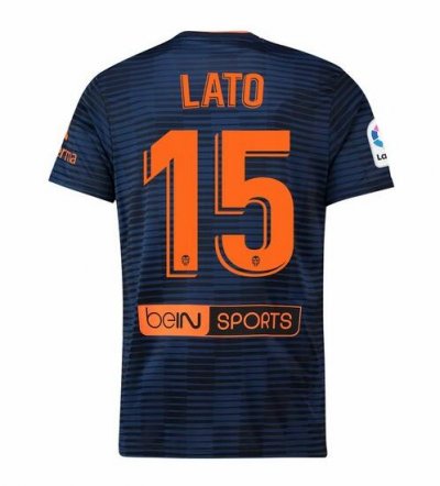 Valencia 2018/19 LATO 15 Away Shirt Soccer Jersey
