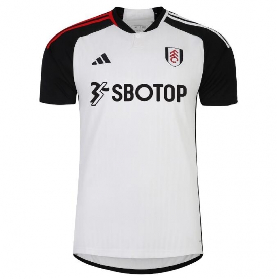 Men 2023/24 Fulham Home Soccer Jersey Fans Edition - Click Image to Close