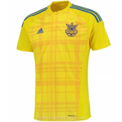 Ukraine 2016/17 Home Shirt Soccer Jersey