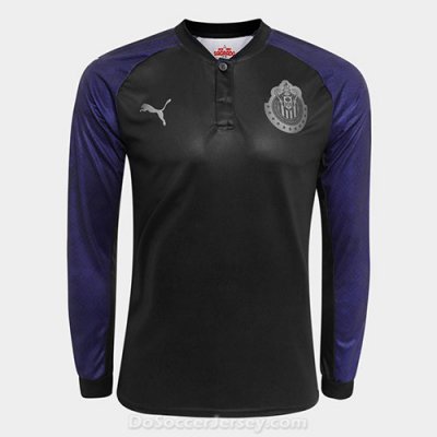 Chivas 2017/18 Away Long Sleeved Shirt Soccer Jersey