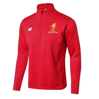 Liverpool 2017/18 Red 1/4 Zip Squad Training Jacket