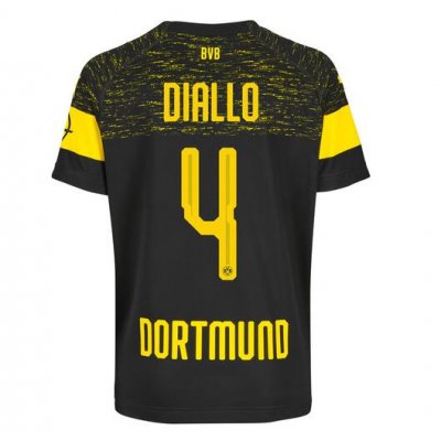 Borussia Dortmund 2018/19 Diallo 4 Away Shirt Soccer Jersey