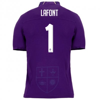 Fiorentina 2018/19 LAFONT 1 Home Shirt Soccer Jersey