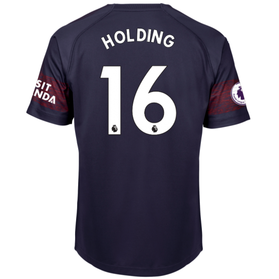 Arsenal 2018/19 Rob Holding 16 Away Shirt Soccer Jersey - Click Image to Close