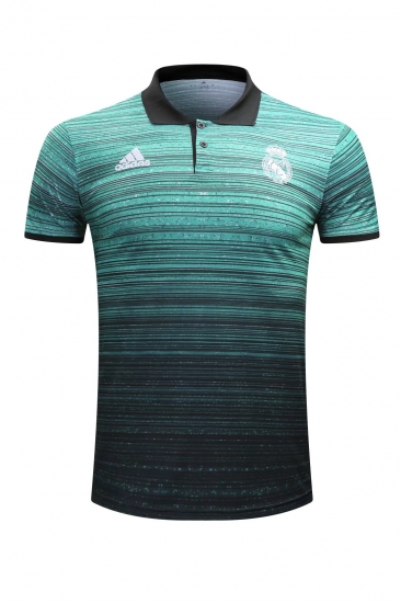 Real Madrid Green 2017 Polo Shirt - Click Image to Close