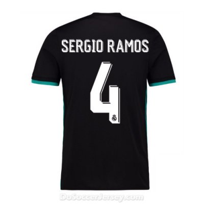 Real Madrid 2017/18 Away Sergio Ramos #4 Shirt Soccer Jersey