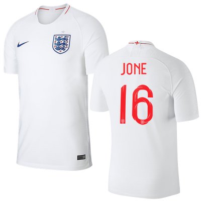 England 2018 FIFA World Cup PHIL JONES 16 Home Shirt Soccer Jersey