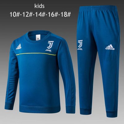 Kids Juventus Training Suit O'Neck Blue 2017/18