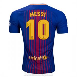 Barcelona 2017/18 Home Messi #10 Shirt Soccer Jersey