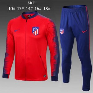 Kids Atletico Madrid 2018/19 Red Stripe Training Suit