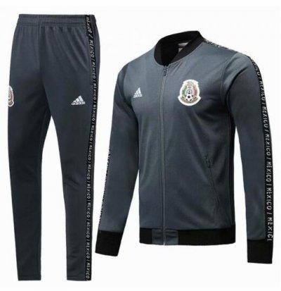 Mexico 2019/2020 Grey Braid Training Suit (Jacket+Trouser)
