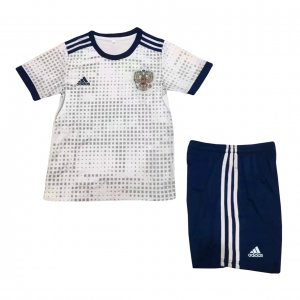 Russia 2018 FIFA World Cup Away Kids Soccer Kit Children Shirt And Shorts